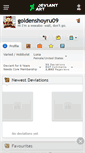 Mobile Screenshot of goldenshoyru09.deviantart.com