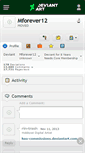Mobile Screenshot of mforever12.deviantart.com