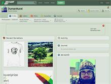 Tablet Screenshot of dumanmurat.deviantart.com