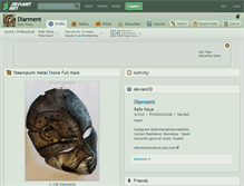 Tablet Screenshot of diarment.deviantart.com