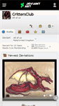 Mobile Screenshot of crittersclub.deviantart.com