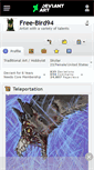 Mobile Screenshot of free-bird94.deviantart.com