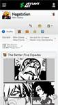 Mobile Screenshot of nagatosan.deviantart.com