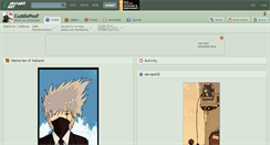Desktop Screenshot of cuddlepoof.deviantart.com
