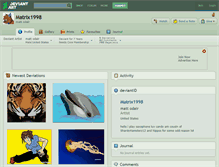 Tablet Screenshot of matrix1998.deviantart.com