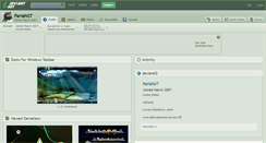 Desktop Screenshot of pariah07.deviantart.com