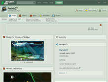 Tablet Screenshot of pariah07.deviantart.com