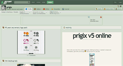 Desktop Screenshot of prigix.deviantart.com