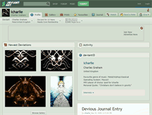 Tablet Screenshot of icharlie.deviantart.com