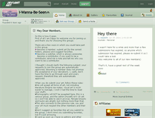 Tablet Screenshot of i-wanna-be-seen.deviantart.com