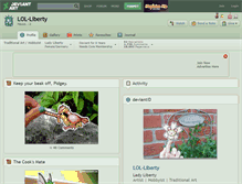 Tablet Screenshot of lol-liberty.deviantart.com
