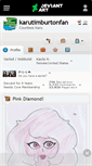 Mobile Screenshot of karutimburtonfan.deviantart.com