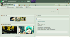 Desktop Screenshot of missconceptions.deviantart.com