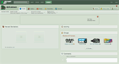Desktop Screenshot of delicatesen.deviantart.com