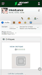 Mobile Screenshot of inkedlance.deviantart.com