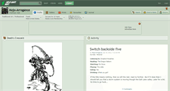 Desktop Screenshot of mojo-arrogance.deviantart.com
