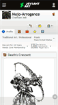 Mobile Screenshot of mojo-arrogance.deviantart.com