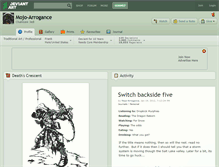 Tablet Screenshot of mojo-arrogance.deviantart.com
