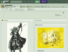 Tablet Screenshot of minesotha.deviantart.com