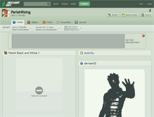 Tablet Screenshot of pariahrising.deviantart.com