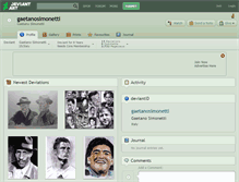 Tablet Screenshot of gaetanosimonetti.deviantart.com