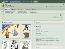 Tablet Screenshot of ffx-lovers.deviantart.com