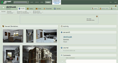 Desktop Screenshot of dominusds.deviantart.com
