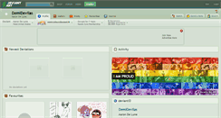 Desktop Screenshot of demidevilas.deviantart.com