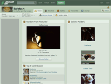 Tablet Screenshot of baristas.deviantart.com