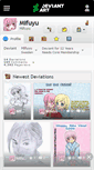 Mobile Screenshot of mifuyu.deviantart.com