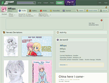 Tablet Screenshot of mifuyu.deviantart.com