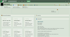 Desktop Screenshot of dark-hearts.deviantart.com