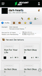 Mobile Screenshot of dark-hearts.deviantart.com