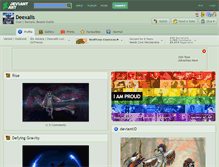 Tablet Screenshot of deexalis.deviantart.com
