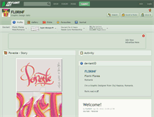 Tablet Screenshot of fl0rinf.deviantart.com
