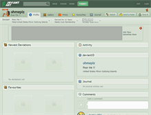 Tablet Screenshot of ohmeplz.deviantart.com