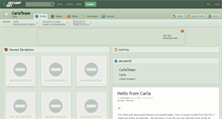 Desktop Screenshot of carlatease.deviantart.com