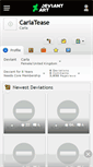 Mobile Screenshot of carlatease.deviantart.com