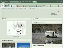 Tablet Screenshot of kyougi.deviantart.com