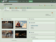 Tablet Screenshot of melbournelad.deviantart.com