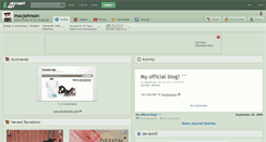 Desktop Screenshot of maxjohnson.deviantart.com