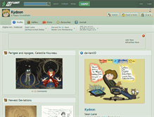 Tablet Screenshot of kydoon.deviantart.com
