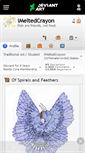 Mobile Screenshot of imeltedcrayon.deviantart.com