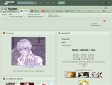 Tablet Screenshot of ifantasi.deviantart.com