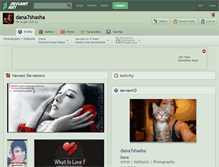 Tablet Screenshot of dana7shasha.deviantart.com