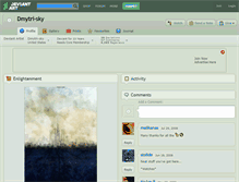 Tablet Screenshot of dmytri-sky.deviantart.com