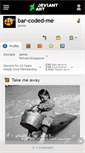 Mobile Screenshot of bar-coded-me.deviantart.com