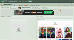 Desktop Screenshot of ladybumps581.deviantart.com