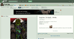 Desktop Screenshot of freak-egg.deviantart.com