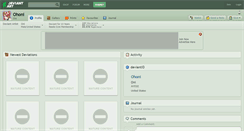 Desktop Screenshot of ohoni.deviantart.com